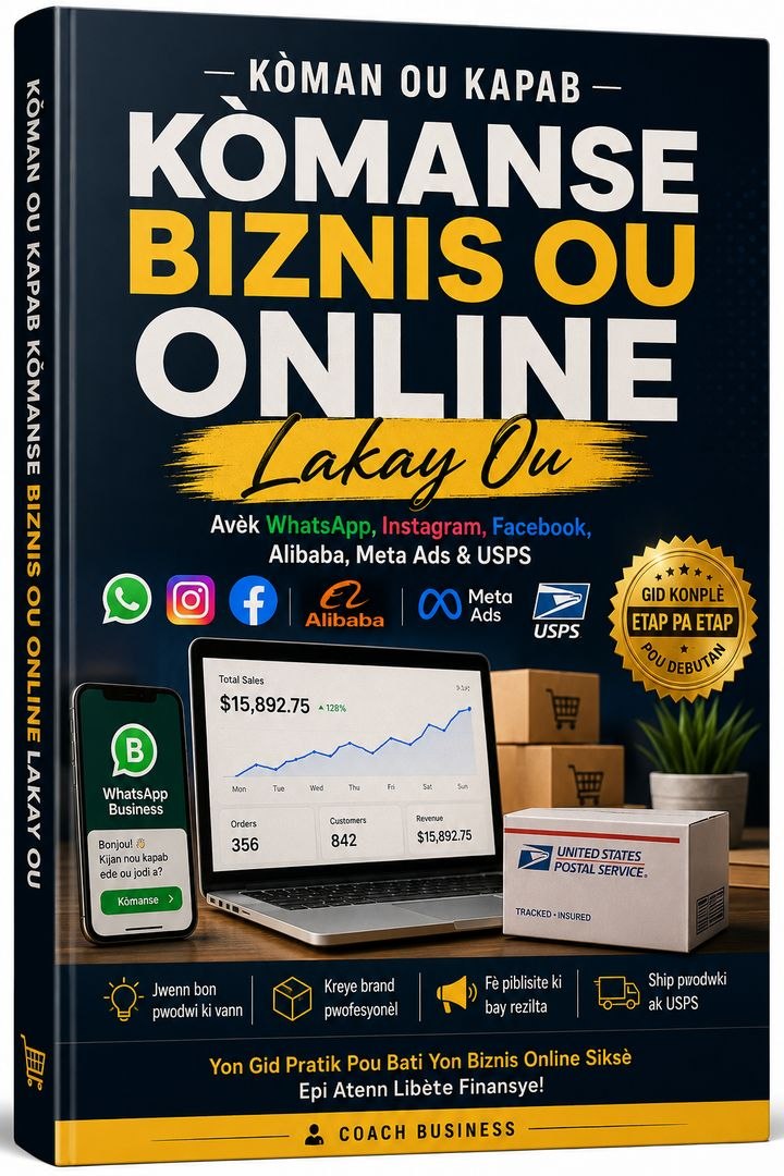 Blueprint Ecommerce Ayisyen – Ebook + Live Zoom Coaching